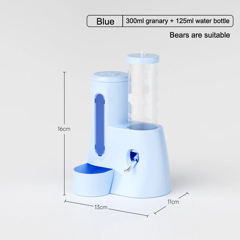 PetroNexus™ 2-in-1 Small Pet Feeder & Water Dispenser