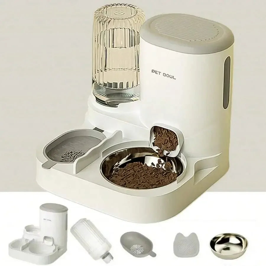PetroNexus™ 2-in-1 Automatic Cat Feeder & Water Dispenser