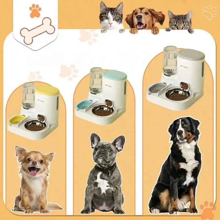 PetroNexus™ 2-in-1 Automatic Cat Feeder & Water Dispenser