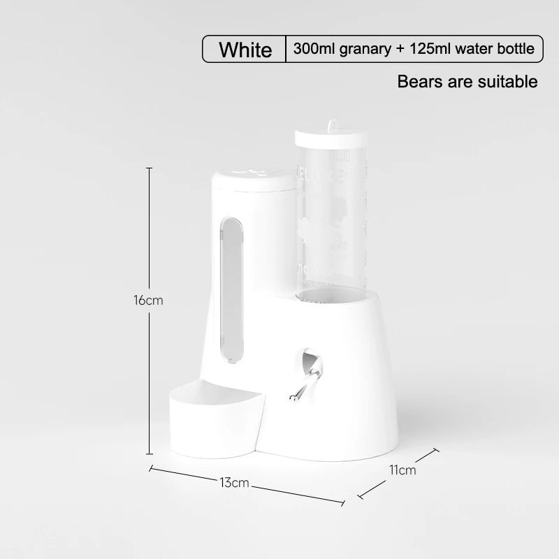 PetroNexus™ 2-in-1 Small Pet Feeder & Water Dispenser