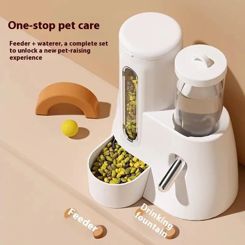 PetroNexus™ 2-in-1 Small Pet Feeder & Water Dispenser
