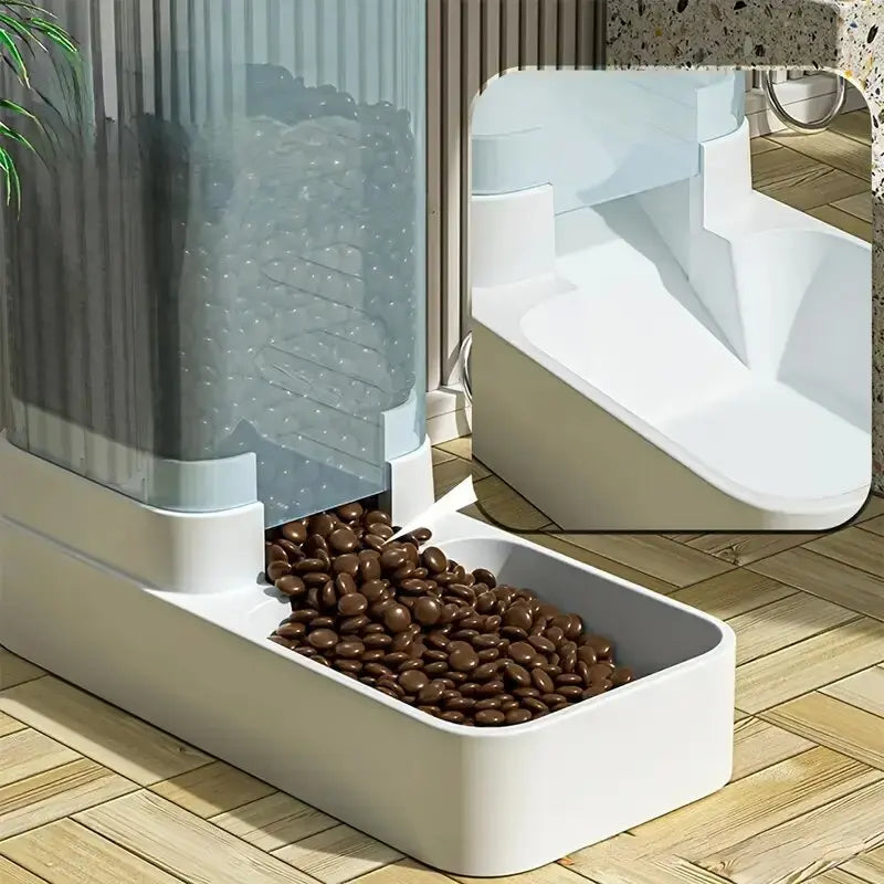 PetroNexus™ Gravity Pet Feeder & Water Dispenser Set