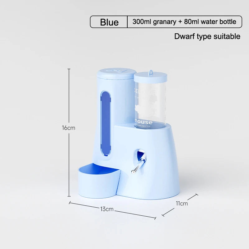 PetroNexus™ 2-in-1 Small Pet Feeder & Water Dispenser