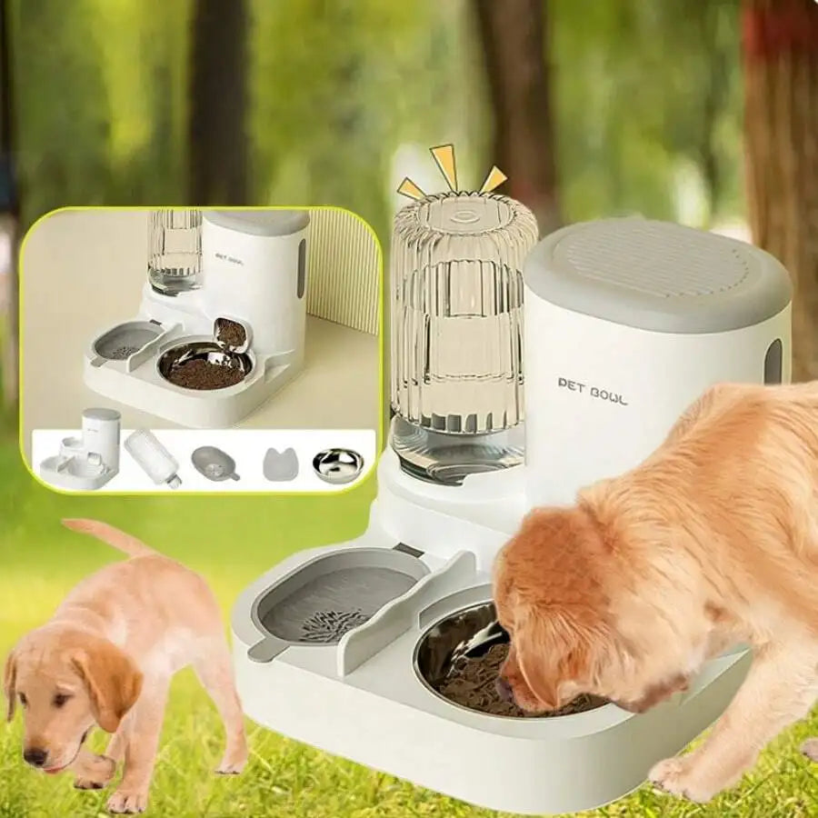 PetroNexus™ 2-in-1 Automatic Cat Feeder & Water Dispenser