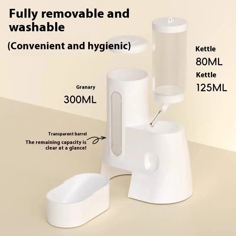 PetroNexus™ 2-in-1 Small Pet Feeder & Water Dispenser