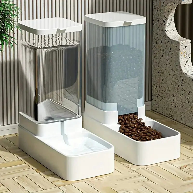 PetroNexus™ Gravity Pet Feeder & Water Dispenser Set