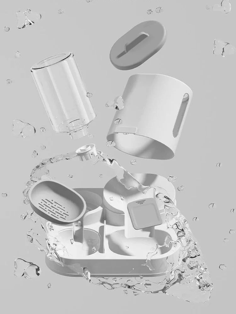 PetroNexus™ 2-in-1 Pet Feeding & Water Bowl Set
