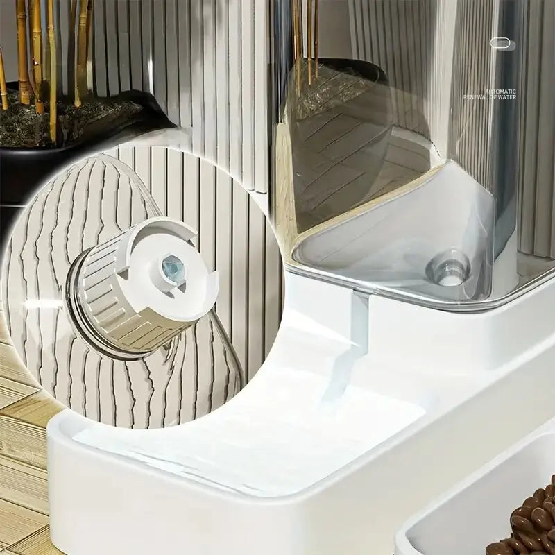 PetroNexus™ Gravity Pet Feeder & Water Dispenser Set