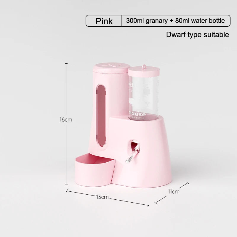 PetroNexus™ 2-in-1 Small Pet Feeder & Water Dispenser