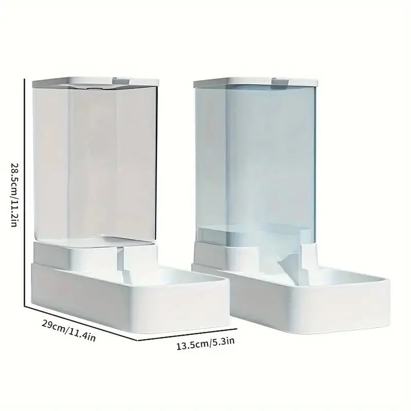 PetroNexus™ Gravity Pet Feeder & Water Dispenser Set