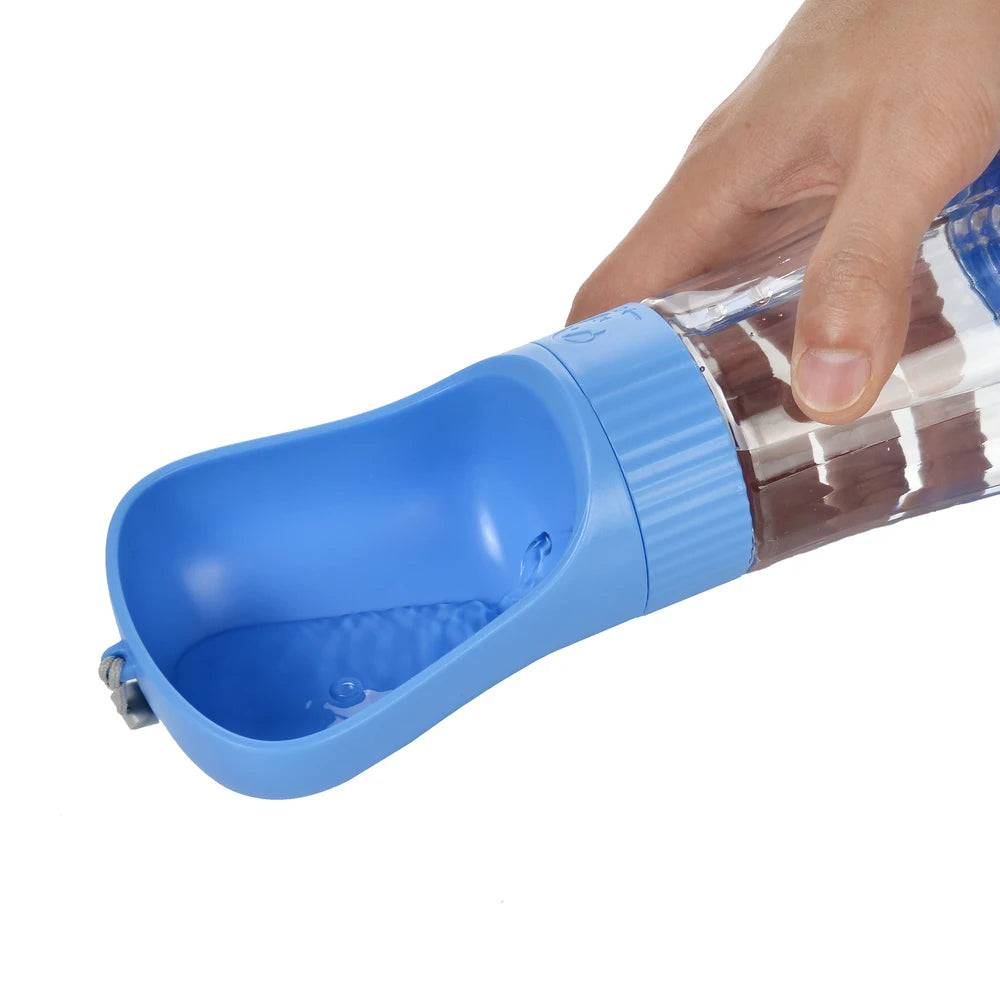 PetroNexus™ Portable Dog Water Bottle & Food Container — 2-in-1 Travel Bottle for Walking, Leak-Proof (Cats & Dogs)
