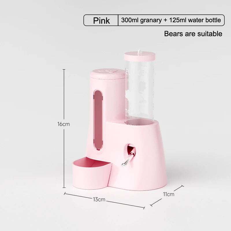PetroNexus™ 2-in-1 Small Pet Feeder & Water Dispenser