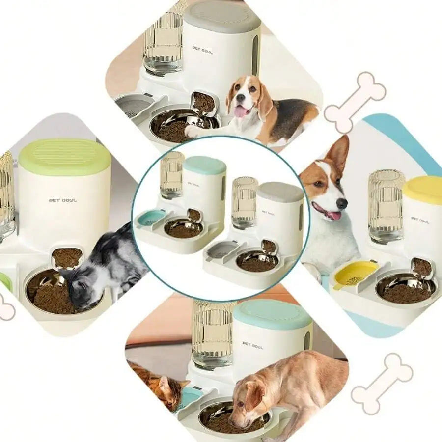 PetroNexus™ 2-in-1 Automatic Cat Feeder & Water Dispenser